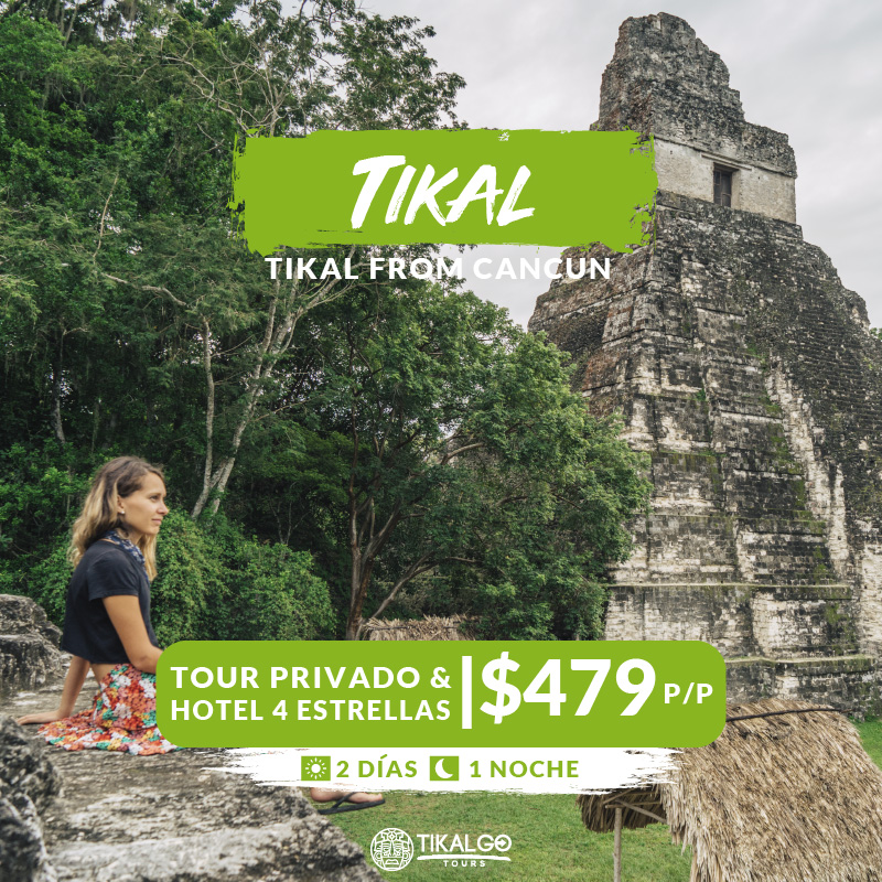 Tikal from Cancun